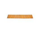 Livsip Garden Wooden Pathway 8ft Straight Roll-Out Wood Walkway Outdoor Backyard