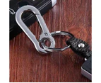 2Pcs Car Keychain For Men Women Metal Key Chain Clip Keyring Key Chain Ring Holder Organizer For Car Keys