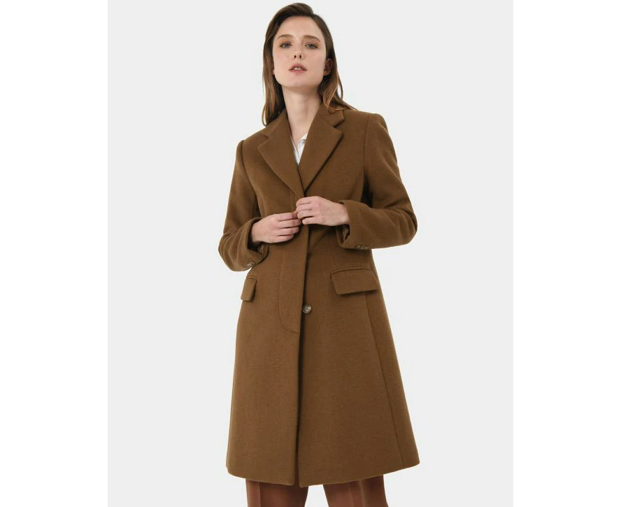 Forcast Women's Sanvi Chesterfield Wool Coat - Camel