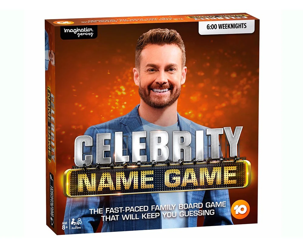 Celebrity Name Game Australian Edition Board Game