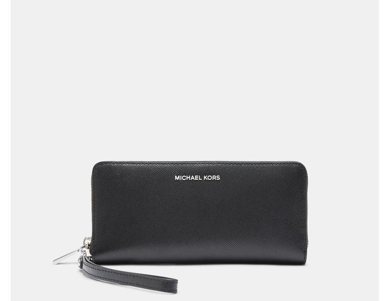 Michael Kors Jet Set Travel Continental Wallet - Black