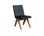 Jane Dining Chair With Vegan Leather - Set of 2