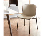 Biller Luxury PU Leather Dining Chair  /Nordic/Contemporary