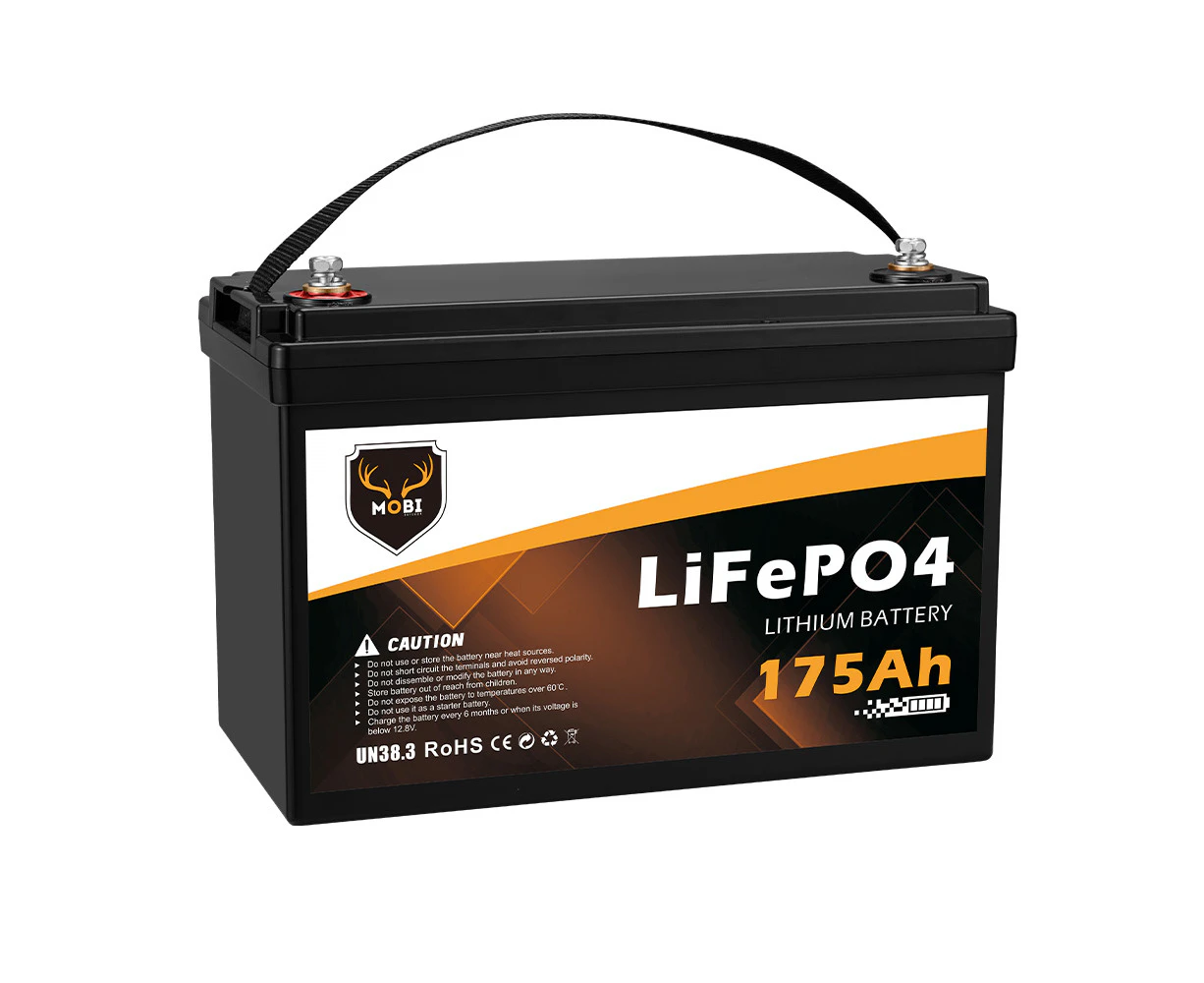 MOBI 175AH 12V LiFePO4 Deep Cycle Lithium Iron Phosphate Battery Replace AGM