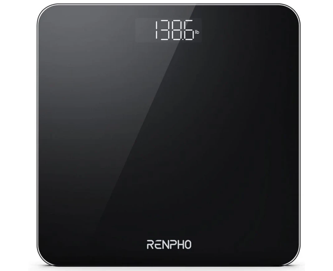 Renpho 28Cm Digital Bathroom Scale Highly Accurate Scale For Body Weight With Lighted Led Display