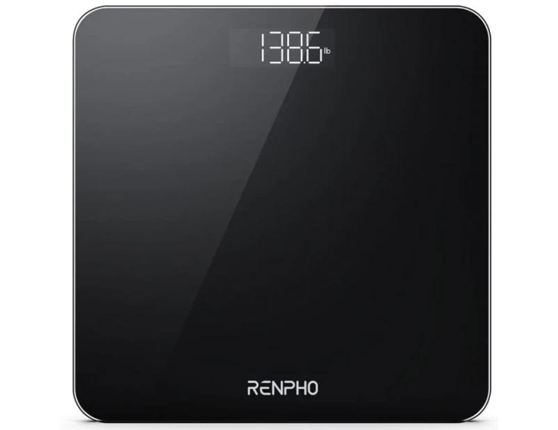 Renpho 28Cm Digital Bathroom Scale Highly Accurate Scale For Body Weight With Lighted Led Display