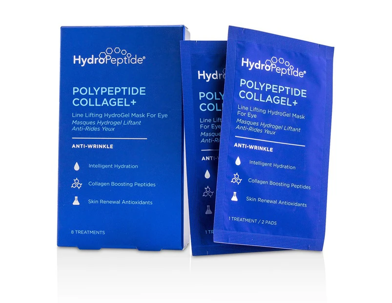 HydroPeptide Polypeptide Collagel+ Line Lifting Hydrogel Mask For Eye 8 Treatments