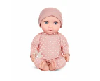 LullaBaby 14-inch Baby Doll with PJs and Pink Hat