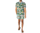 GANT Men's Hawaii Print Swim Shorts - Blue