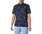 Superdry Men's Short Sleeved Beach Shirt - Blue