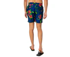 Superdry Men's Hawaiian Print 17 Swim Shorts - Blue