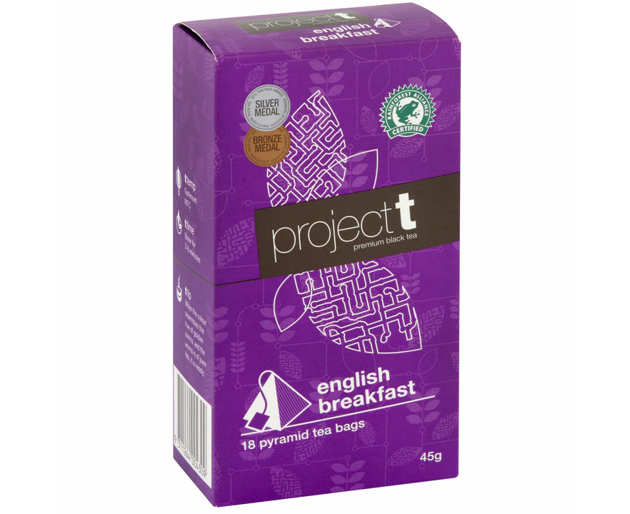 Project t English breakfast 18 tea bags