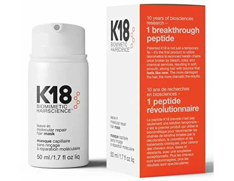 3x K18 Leave-In Molecular Repair Hair Mask 50ml