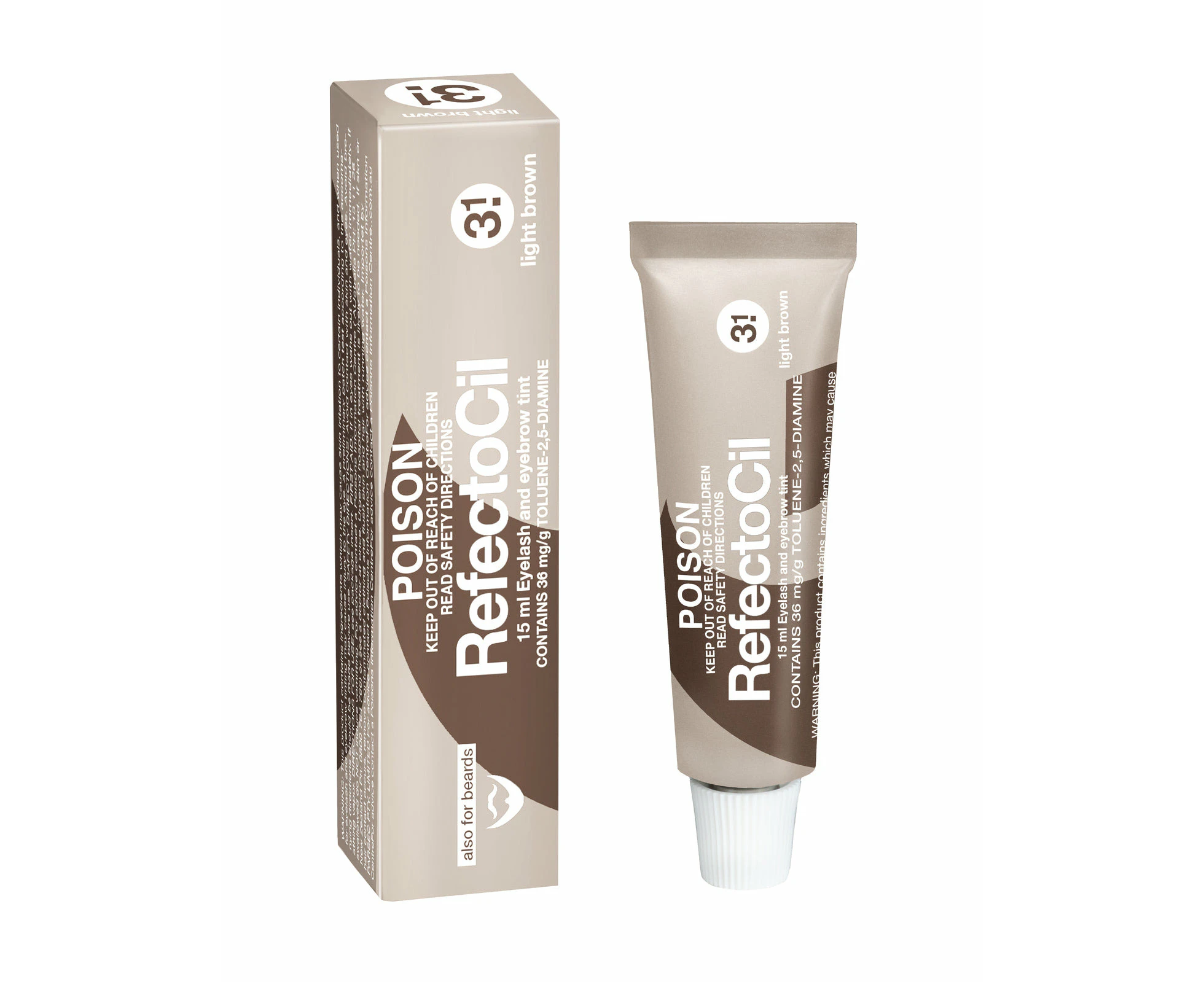 6x RefectoCil Tint 3.1 Light Brown 15ml