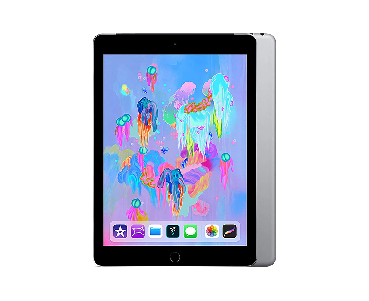 Apple iPad 9.7 6th Gen Wi-Fi 128GB Grey - Refurbished Grade A