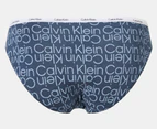 Calvin Klein Women's Autograph Bikini Briefs 5-Pack - Crayon Blue/Shore Line/Charcoal Heather/Black/Sketch