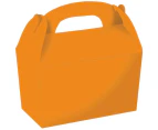 Pumpkin Orange Gable Treat Boxes