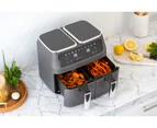 Healthy Choice 8L Dual Zone Digital Air Fryer with 200C, 10 Cooking Programs