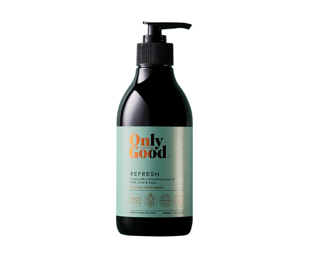 Only Good Refresh Mint Lime And Sage Natural Hand Wash 300ml