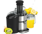 Powerful 800W Juicer, Large Capacity 2L Pulp Container and 1.1L Juice Cup, 75mm Extra Large Feeding Tube, Stainless Steel Housing with Anti-Drip Function