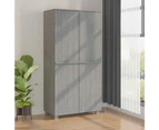 vidaXL Wardrobe "HAMAR" Light Grey 89x50x180 cm Solid Wood Pine