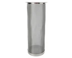 Cold Brew Coffee Filter Stainless Steel Reusable Wide Mouth Mesh Cylindrical Filter With White Gasket For Tea 8X21Cm/3.15X8.27In