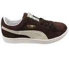 Puma Mens 181649 Suede Leather Comfortable Lace Up Shoes - Brown