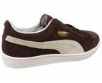Puma Mens 181649 Suede Leather Comfortable Lace Up Shoes - Brown