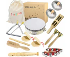 Stoie's Wooden Music Set, Percussion Kids Musical Instruments, Montessori Unique Play Musical Instruments for Kids