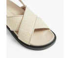 Target Womens Cross Strap Moulded Footbed Slide - Marlia - Neutral