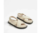 Target Womens Cross Strap Moulded Footbed Slide - Marlia - Neutral