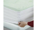 Waterproof Breathable Hypoallergenic Bamboo Mattress Protector - Cot