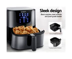 Devanti Air Fryer 7L LCD Fryers Black