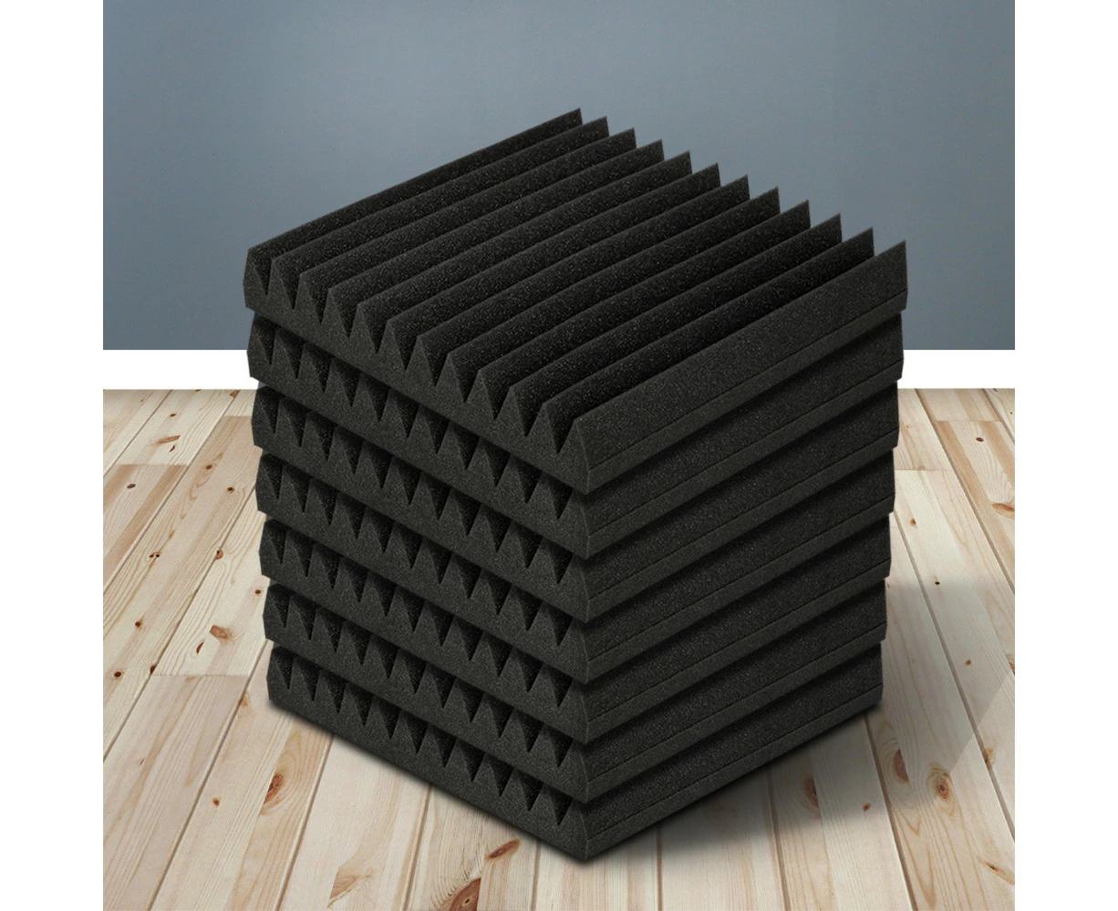 Alpha Acoustic Foam 20pcs 30x30x5cm Sound Absorption Proofing Panel Studio Wedge