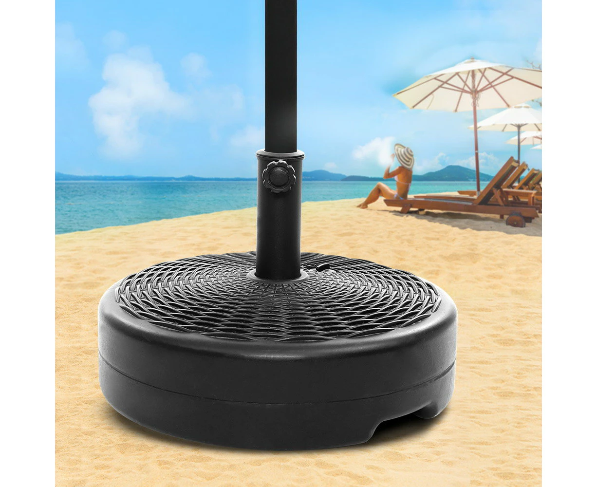 InstaHut 51cm Outdoor Umbrella Base Round Stand Pod