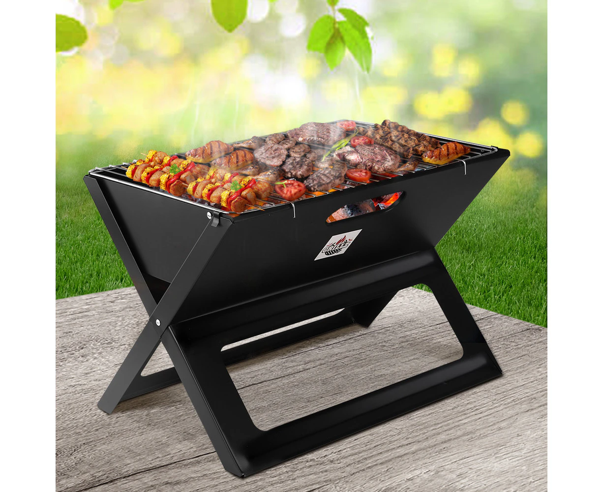 Grillz BBQ Grill Charcoal Smoker Foldable