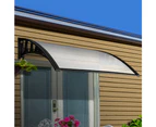 InstaHut Window Door Awning? 1mx6m Transparent Hollow Sheet Plastic Frame