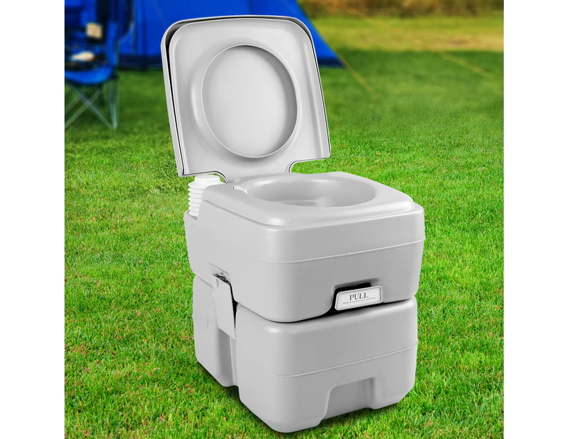 Weisshorn 20L Portable Camping Toilet Outdoor Flush Potty Boating