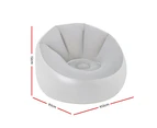 Bestway Inflatable Air Chair Sofa Lounge Seat LED Light