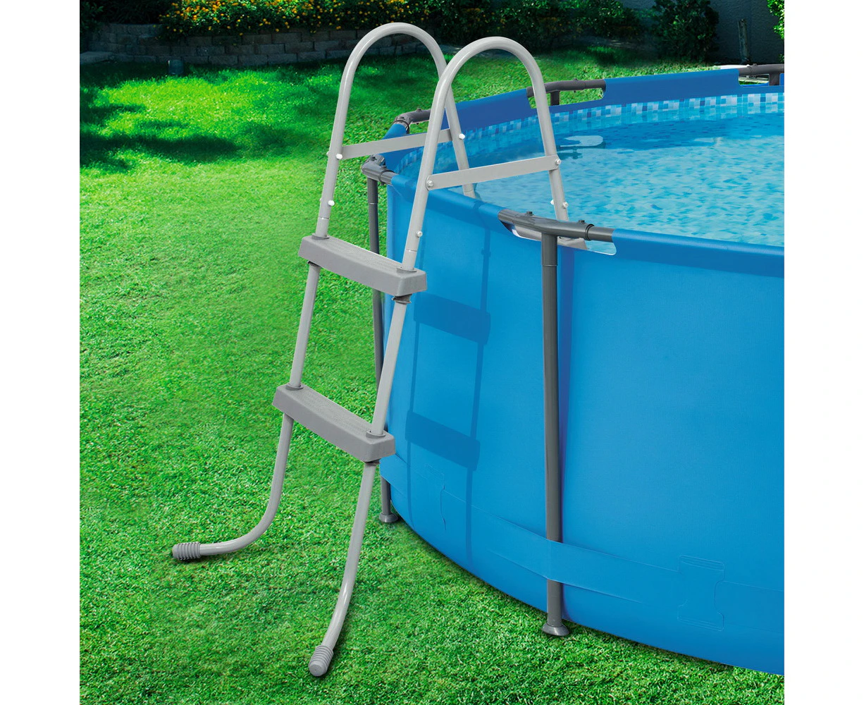 Bestway Pool Ladder 84cm 2 Step Above Ground Swimming Pools Removable Steps Stairs