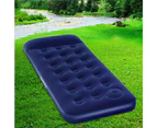 Bestway Air Mattress Single Inflatable Bed 185x76x22cm Airbed Blue