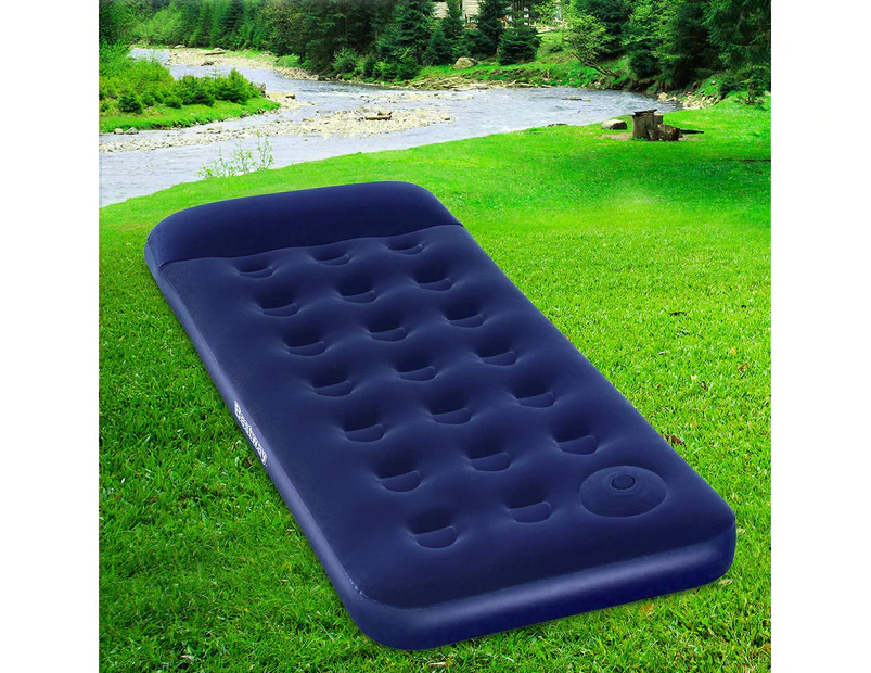 Bestway Air Mattress Single Inflatable Bed 185x76x22cm Airbed Blue