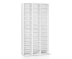 Artiss Bookshelf CD Storage Rack - BERT White