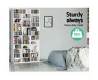 Artiss Adjustable Book Storage Shelf Rack Unit - White