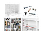 Artiss Adjustable Book Storage Shelf Rack Unit - White