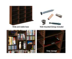 Artiss Bookshelf CD Storage Rack - BERT Brown