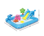 Bestway Kids Pool 239x206x86cm Inflatable Above Ground Swimming Play Pools 308L