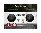 Devanti 20L Electric Commercial Deep Fryer Double Baskets 4400W