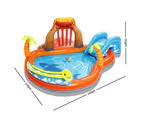 Bestway Kids Pool 265x265x104cm Inflatable Above Ground Swimming Play Pools 208L