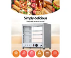 Devanti Commercial Food Warmer Hot Display Showcase Cabinet 54cm